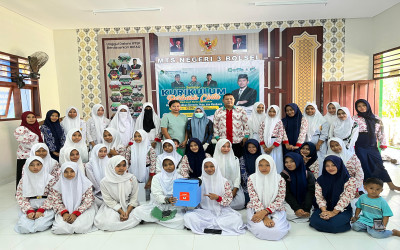 Tim Imunisasi Puskesmas Milangodaa Gelar Kegiatan BIAS HPV di MTs N. 3 Bolsel